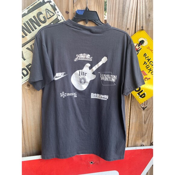 Elvis Presley International 5k Run 1993 black and red cotton t-shirt Size M - Picture 5 of 7